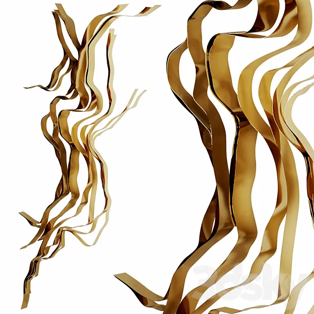 Wall Decor Stripes 1 3DModel Wall Decor Stripes 1 3DModel