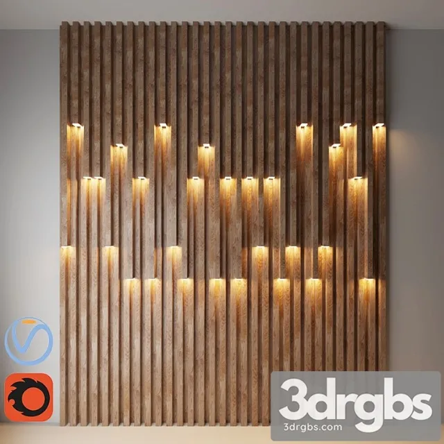 Wall Decorate Light 2 3D Model Download