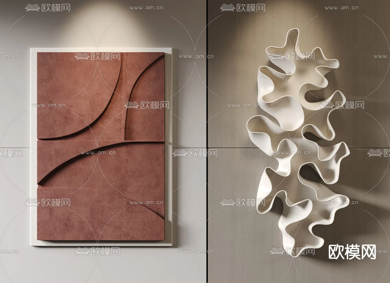 Wall Decoration 3D Models – Decor Sets – 006 – VRAY Render Wall Decoration 3D Models – Decor Sets – 006 – VRAY Render