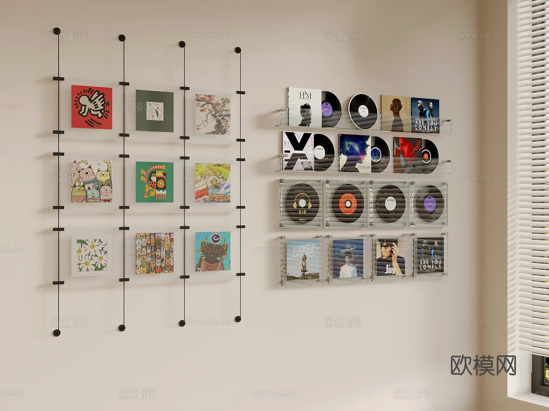 Wall Decoration 3D Models – Decor Sets – 021 – VRAY Render Wall Decoration 3D Models – Decor Sets – 021 – VRAY Render