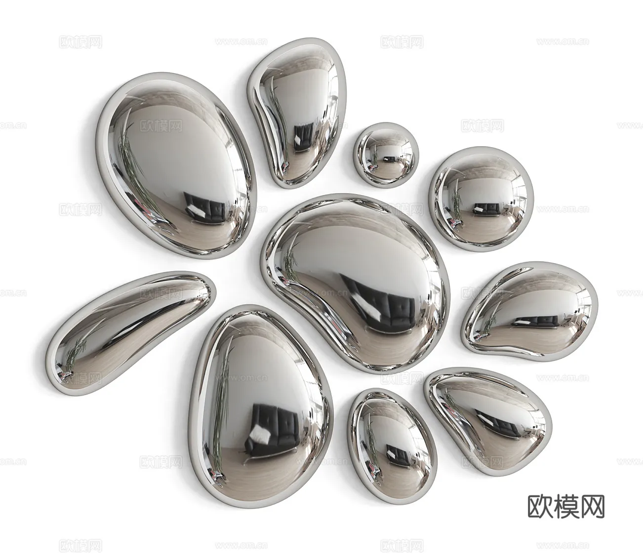 Wall Decoration 3D Models – Decor Sets – 030 – CORONA Render Wall Decoration 3D Models – Decor Sets – 030 – CORONA Render