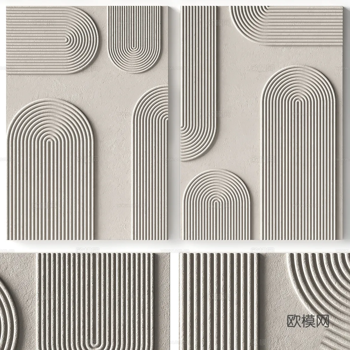 Wall Decoration 3D Models – Decor Sets – 040 – CORONA Render Wall Decoration 3D Models – Decor Sets – 040 – CORONA Render