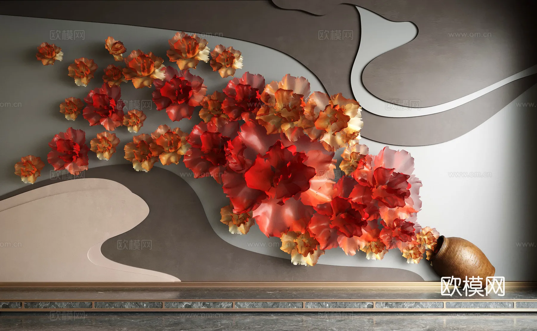 Wall Decoration 3D Models – Decor Sets – 058 – CORONA Render Wall Decoration 3D Models – Decor Sets – 058 – CORONA Render