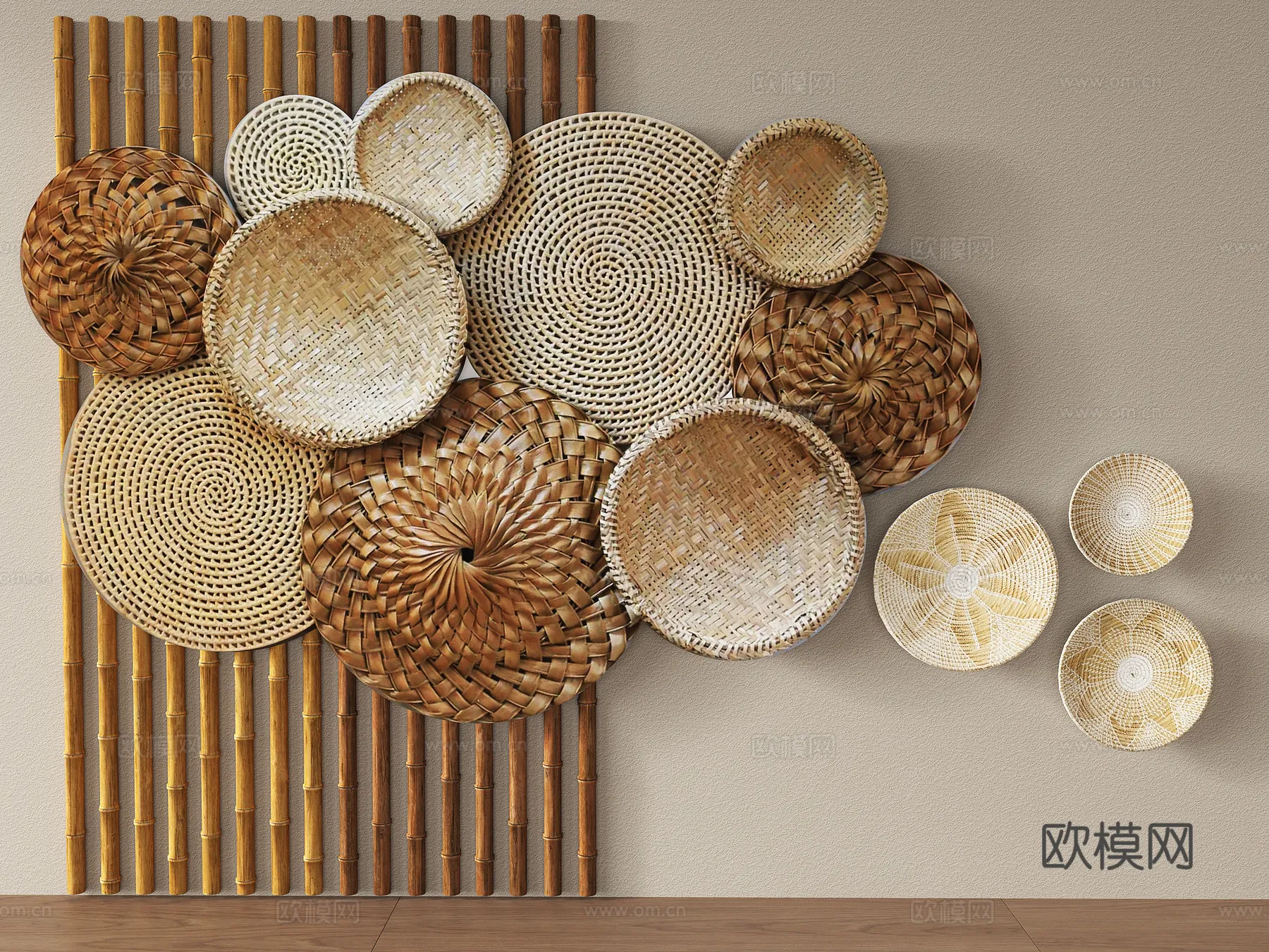 Wall Decoration 3D Models – Decor Sets – 068 – VRAY Render Wall Decoration 3D Models – Decor Sets – 068 – VRAY Render