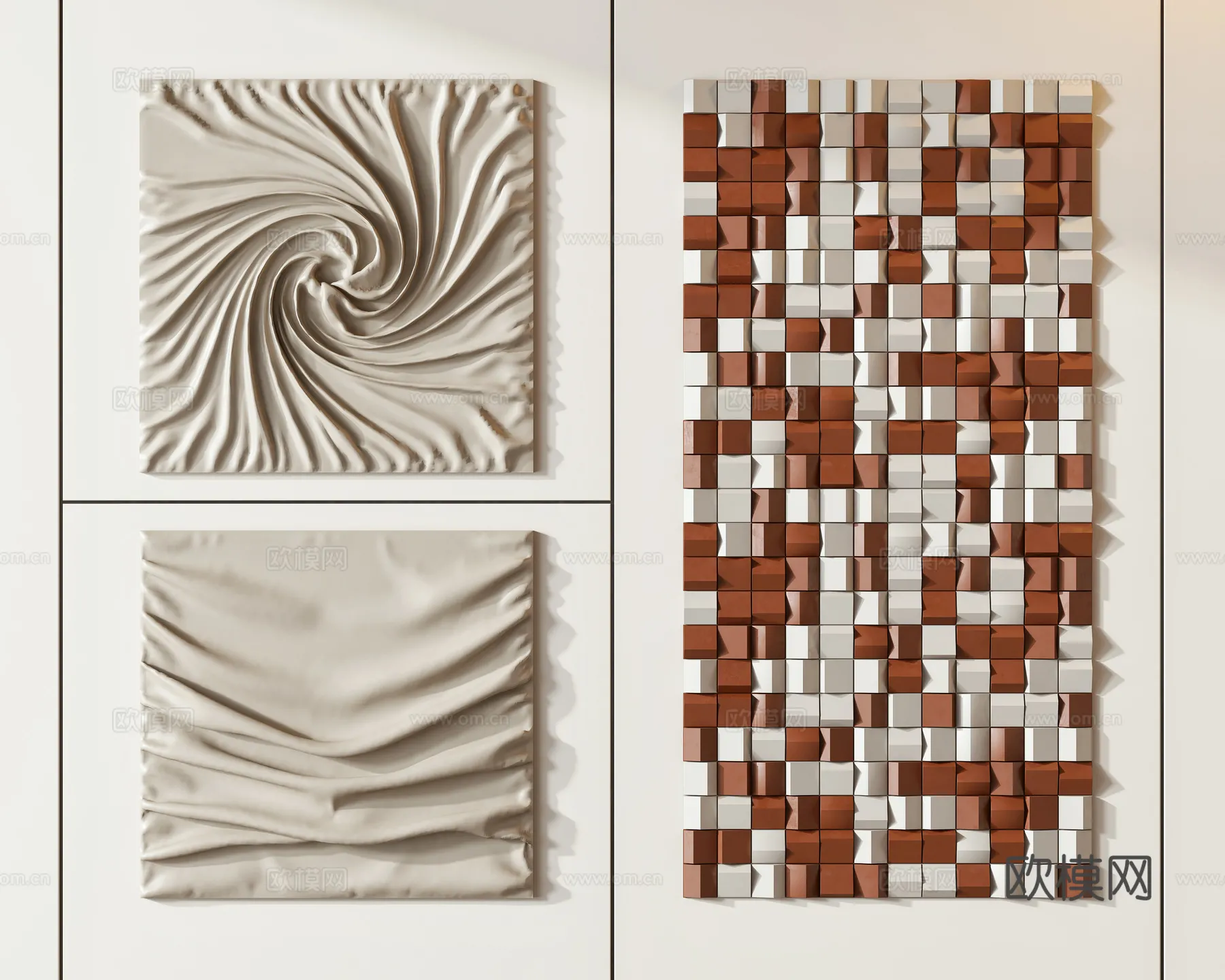 Wall Decoration 3D Models – Decor Sets – 071 – VRAY Render Wall Decoration 3D Models – Decor Sets – 071 – VRAY Render