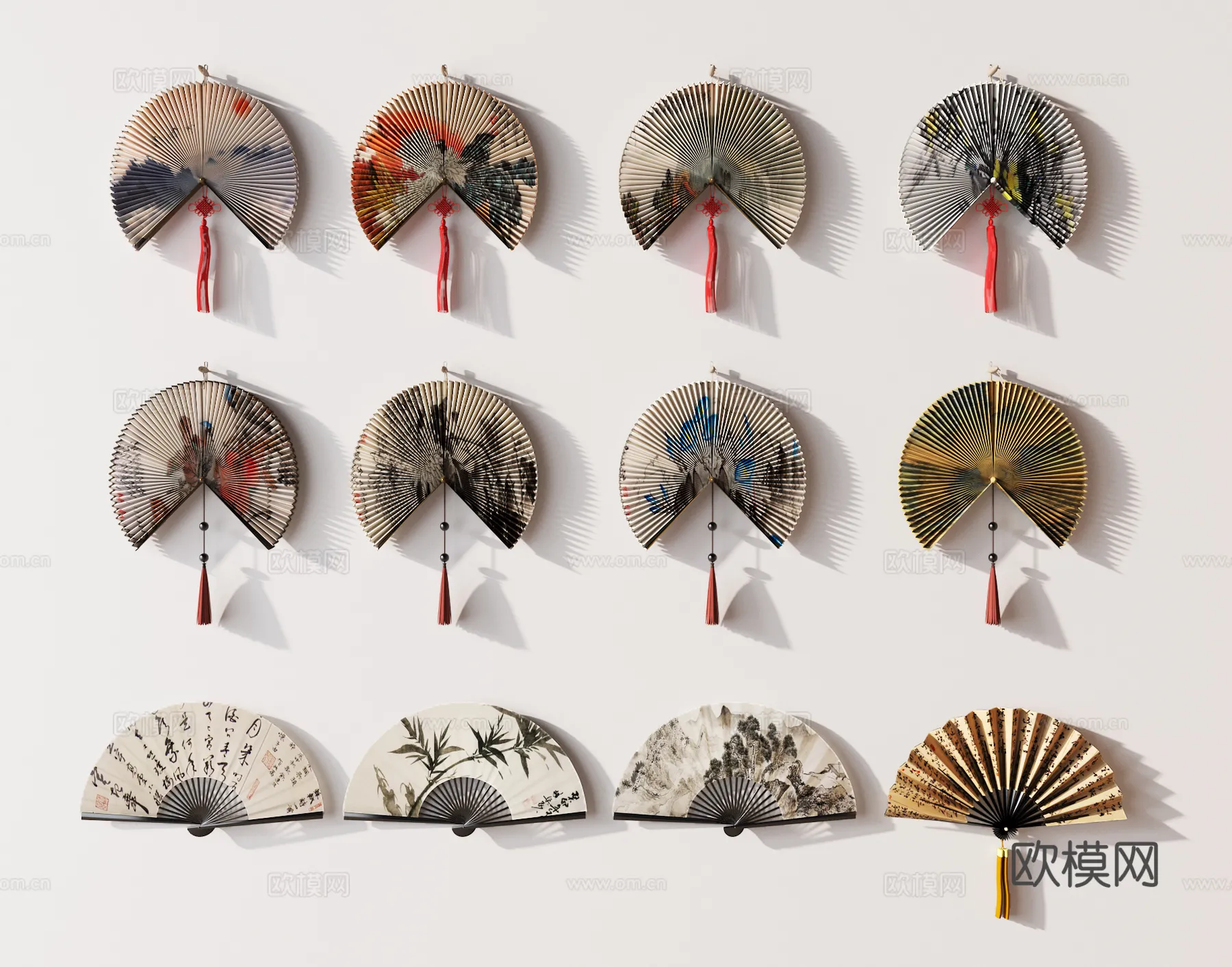 Wall Decoration 3D Models – Decor Sets – 073 – VRAY Render Wall Decoration 3D Models – Decor Sets – 073 – VRAY Render