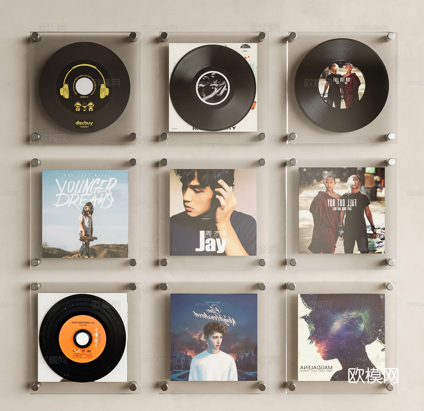 Wall Decoration 3D Models – Decor Sets – 076 – CORONA Render Wall Decoration 3D Models – Decor Sets – 076 – CORONA Render