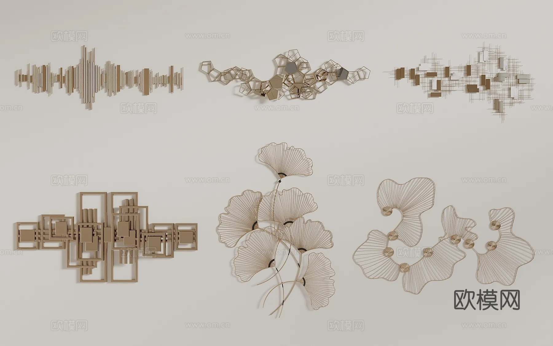 Wall Decoration 3D Models – Decor Sets – 079 – VRAY Render Wall Decoration 3D Models – Decor Sets – 079 – VRAY Render