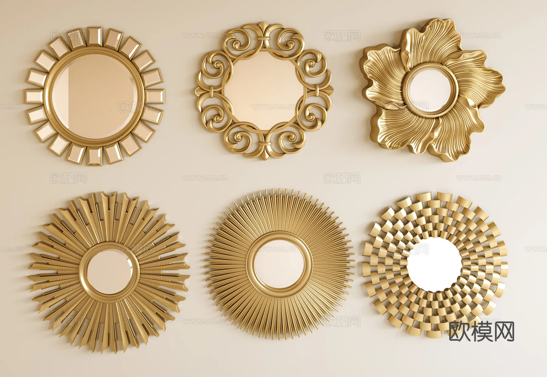 Wall Decoration 3D Models – Decor Sets – 085 – VRAY Render Wall Decoration 3D Models – Decor Sets – 085 – VRAY Render