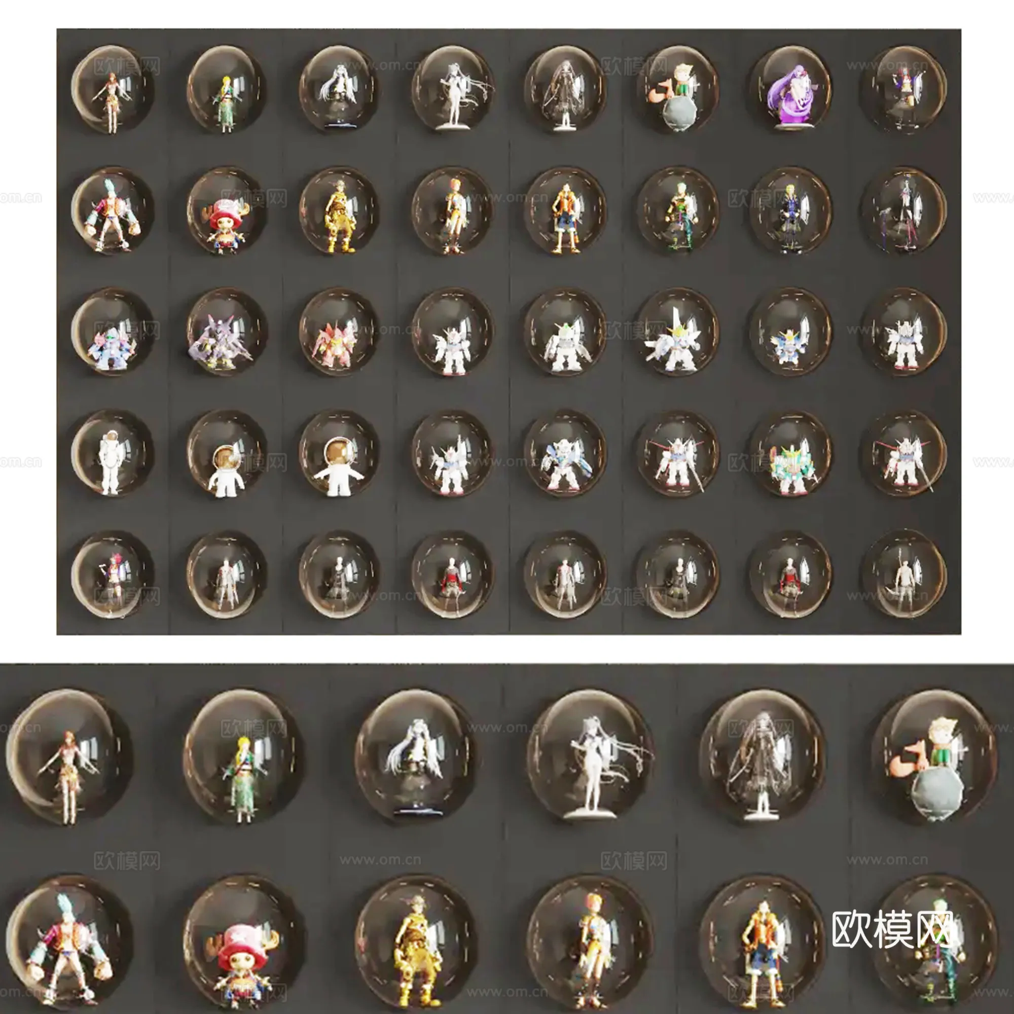 Wall Decoration 3D Models – Decor Sets – 086 – CORONA Render Wall Decoration 3D Models – Decor Sets – 086 – CORONA Render