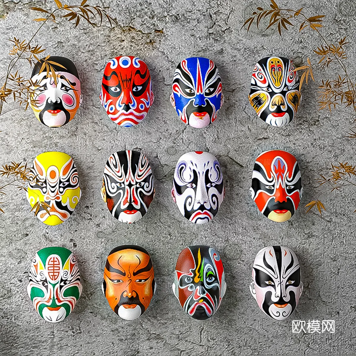 Wall Decoration 3D Models – Decor Sets – 092 – VRAY Render Wall Decoration 3D Models – Decor Sets – 092 – VRAY Render