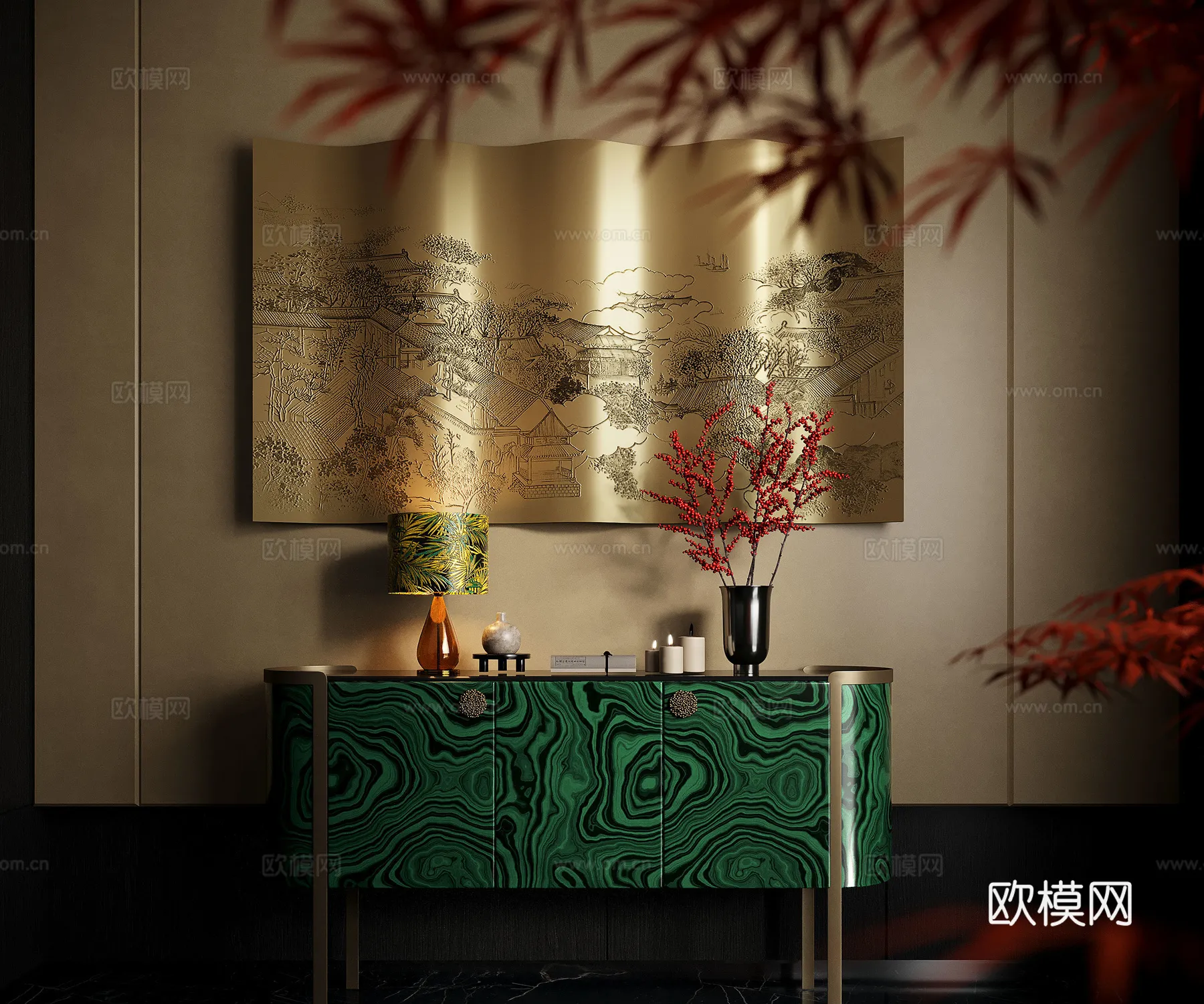 Wall Decoration 3D Models – Decor Sets – 104 – CORONA Render Wall Decoration 3D Models – Decor Sets – 104 – CORONA Render