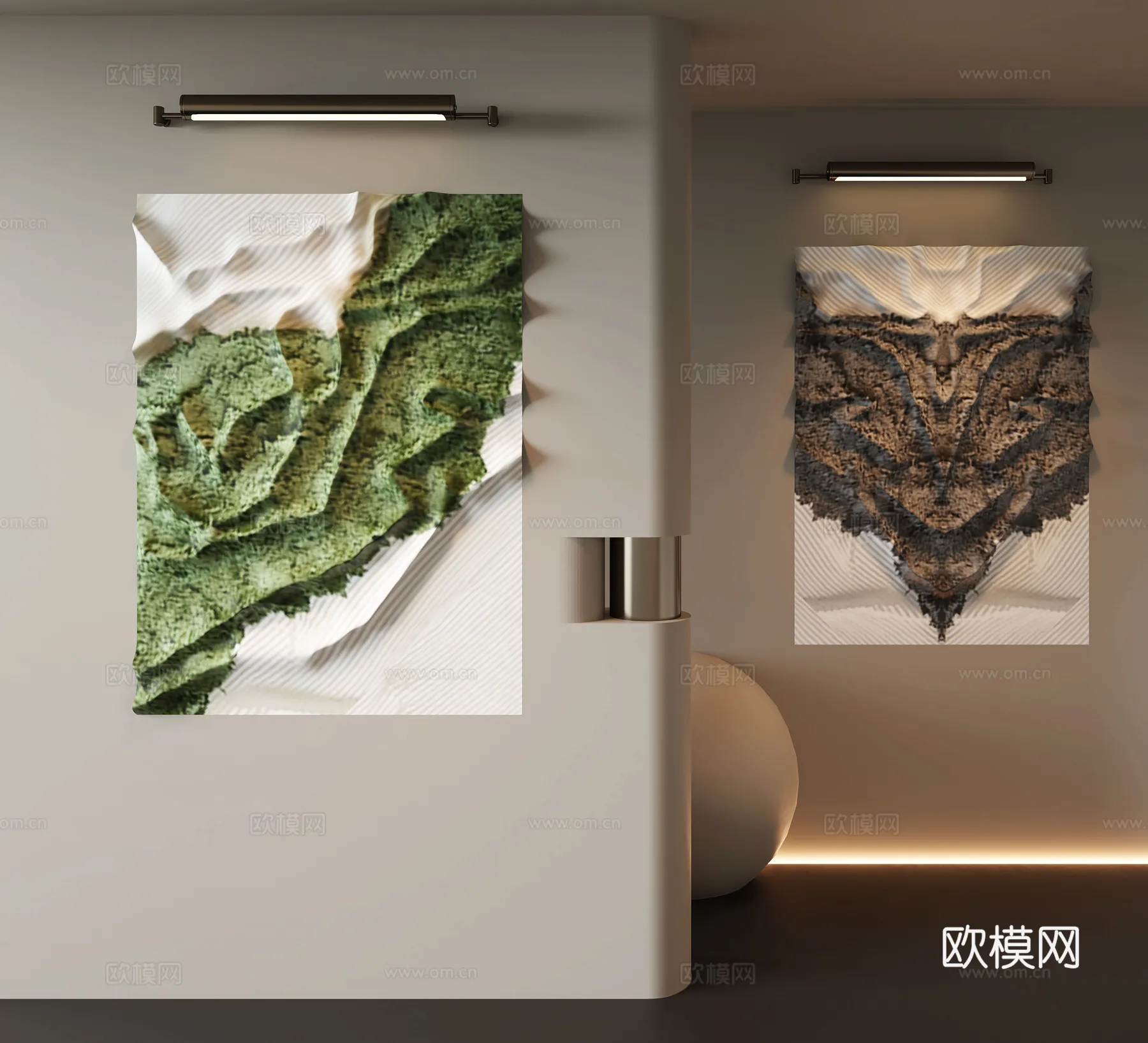 Wall Decoration 3D Models – Decor Sets – 106 – VRAY Render Wall Decoration 3D Models – Decor Sets – 106 – VRAY Render