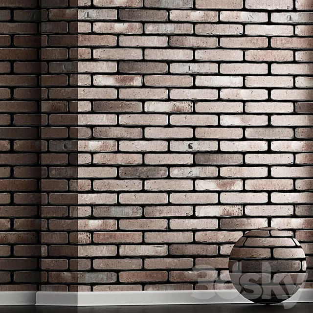 Wall decorative brick No. 15 3D Model