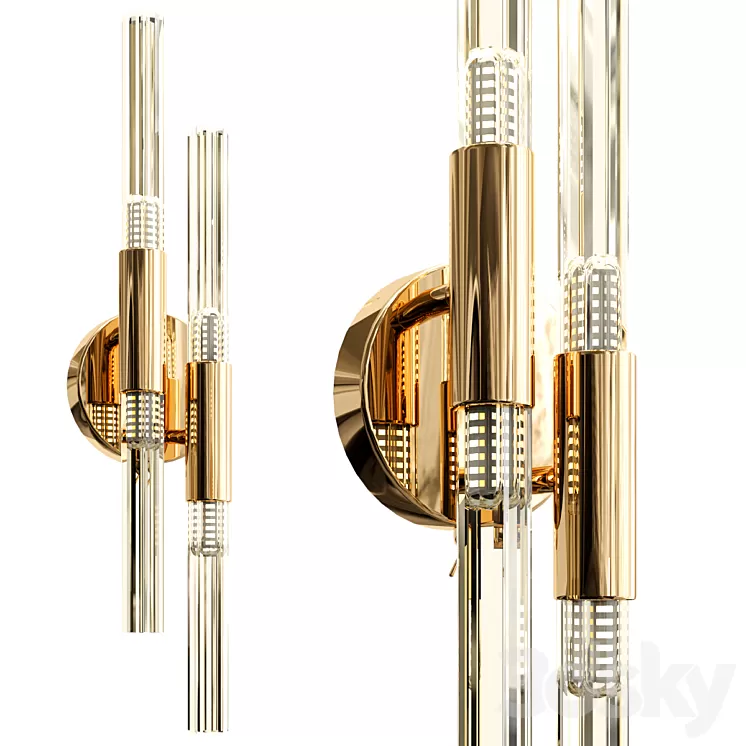 Wall glass light 3D Model