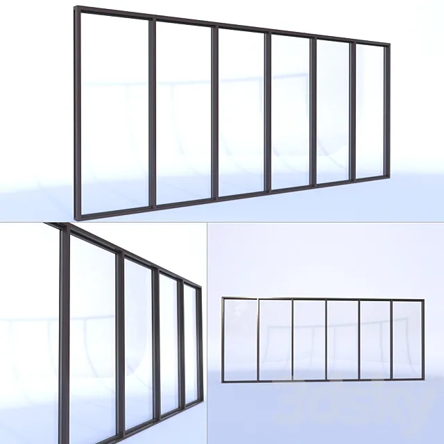 wall Glazing 3D Model