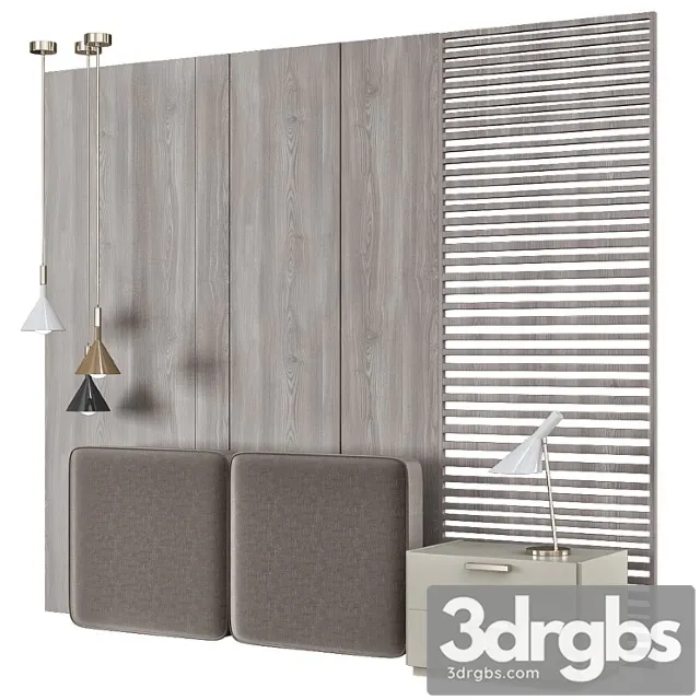 Wall Headboard Collection 009 3D Model Download