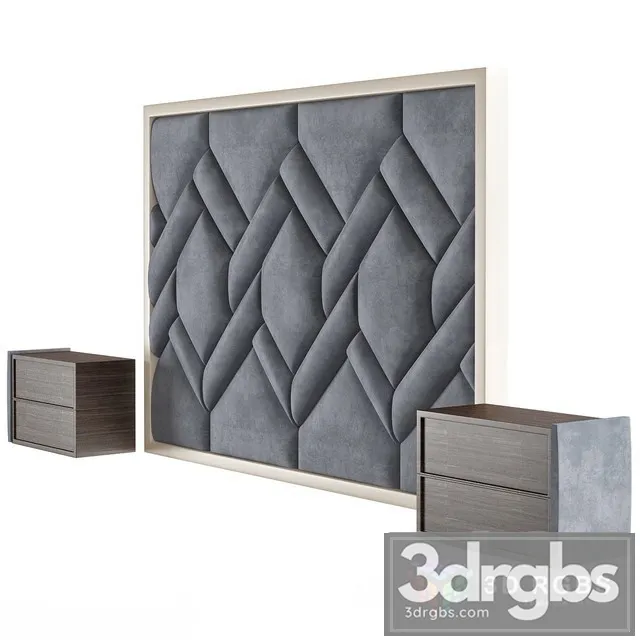 Wall Headboard Collection 02 3D Model Download