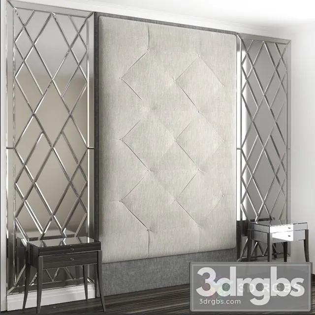 Wall Headboard Collection 03 (2) 3D Model Download