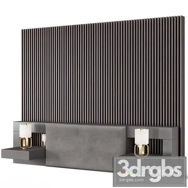 Wall Headboard Collection 03 3D Model Download