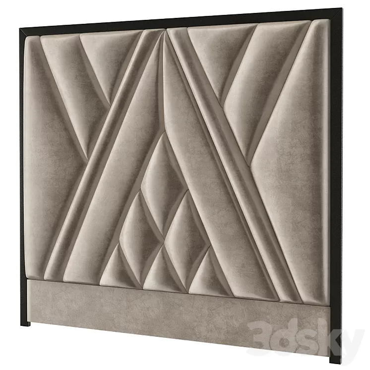 Wall Headboard Collection № 014 3D Model Wall Headboard Collection № 014 3D Model