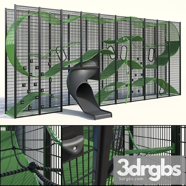 Wall holla playground 3D Model Download
