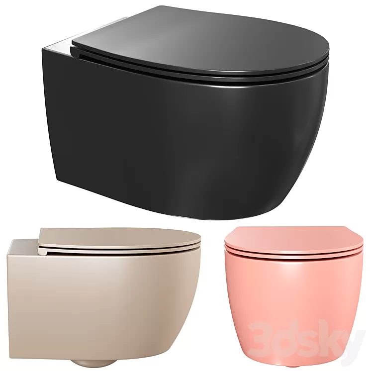 Wall hung toilet Allen Brau Fantasy 3D Model Free Download Wall hung toilet Allen Brau Fantasy 3D Model Free Download