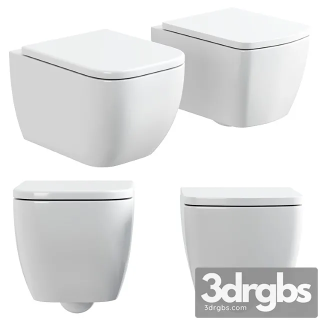 Wall hung toilet Allen Brau Infinity and Liberty 3D Model Download