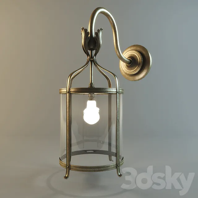 Wall Lamp 3D Model Wall Lamp 3D Model