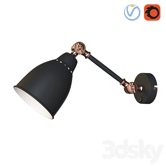 Wall lamp ARTE LAMP BRACCIO 3D Model