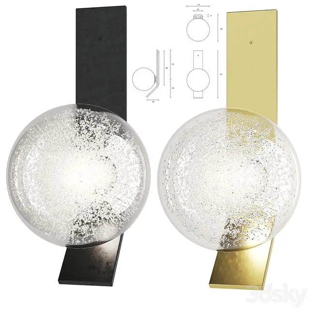 Wall lamp ARTICOLO FIZI SCONCE 3D Model