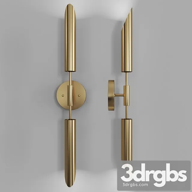 Wall lamp blade take-off double Wall lamp blade take-off double