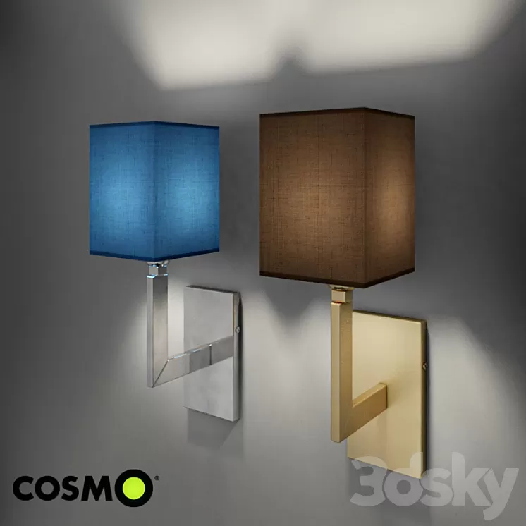 Wall lamp Blind 3D Model Wall lamp Blind 3D Model