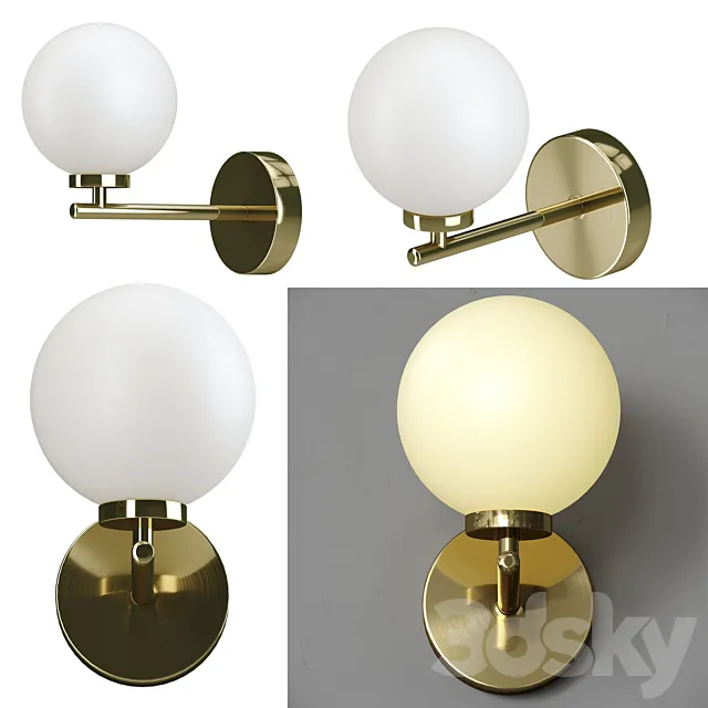 WALL LAMP BUBBLE CHANDELIER 3D Model WALL LAMP BUBBLE CHANDELIER 3D Model