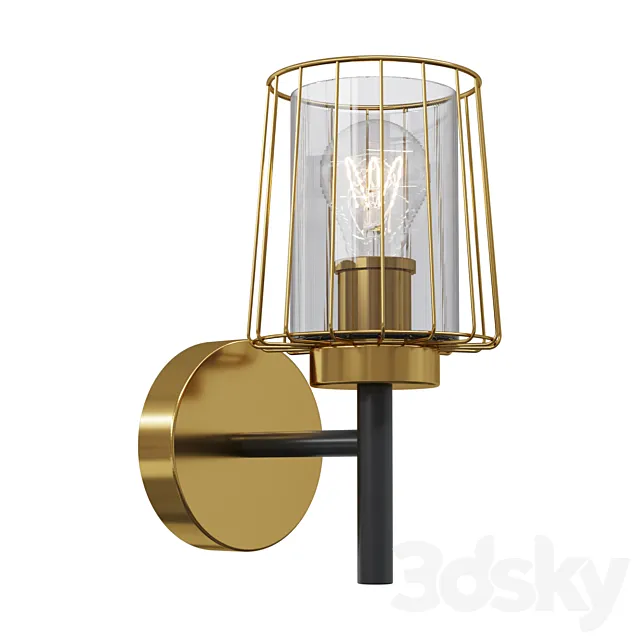 Wall lamp Dogana 4656 _ 1W 3D Model Wall lamp Dogana 4656 _ 1W 3D Model