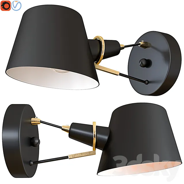Wall lamp Eimer Favorite 1512-1W 3DModel