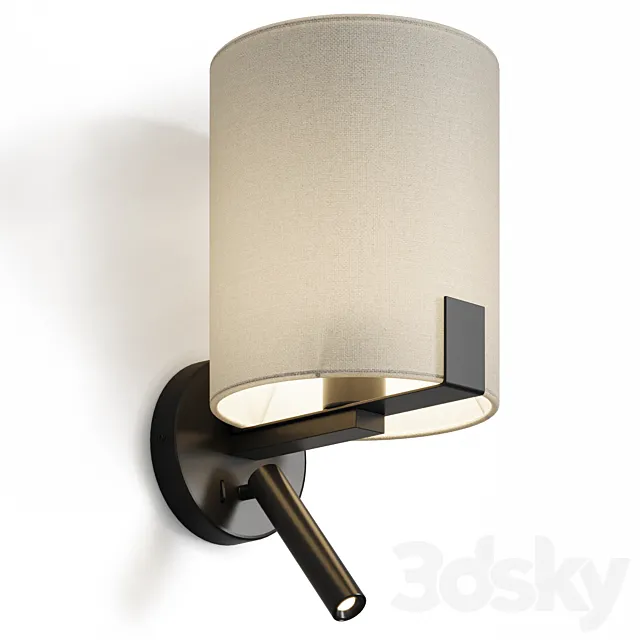 Wall lamp Faro Barcelona NILA with reading room 3D Model Wall lamp Faro Barcelona NILA with reading room 3D Model