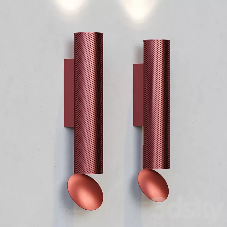 Wall lamp FLAUTA SPIGA INDOOR 3D Model Wall lamp FLAUTA SPIGA INDOOR 3D Model
