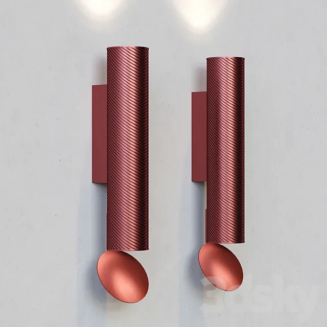 Wall lamp FLAUTA SPIGA INDOOR 3DModel Wall lamp FLAUTA SPIGA INDOOR 3DModel