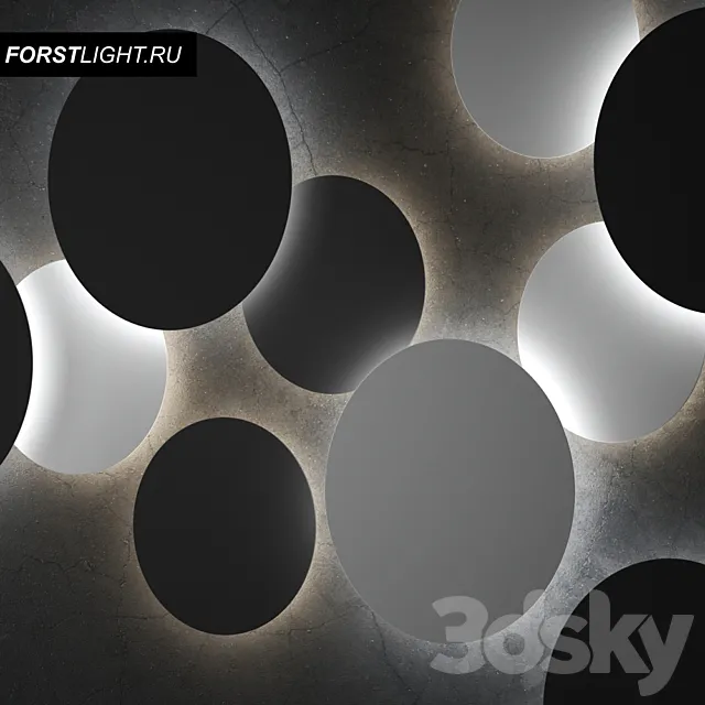 Wall lamp Forstlight Bite 3DModel Wall lamp Forstlight Bite 3DModel