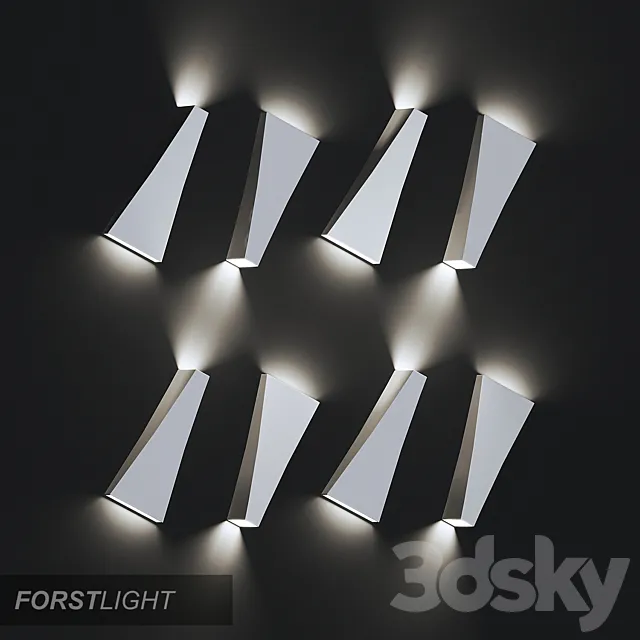 Wall Lamp Forstlight Prism 6 3DModel