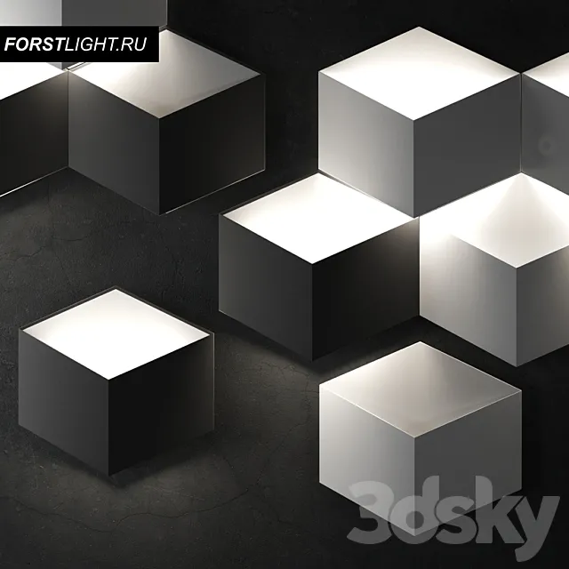 Wall Lamp Forstlight Vista 3DModel Wall Lamp Forstlight Vista 3DModel