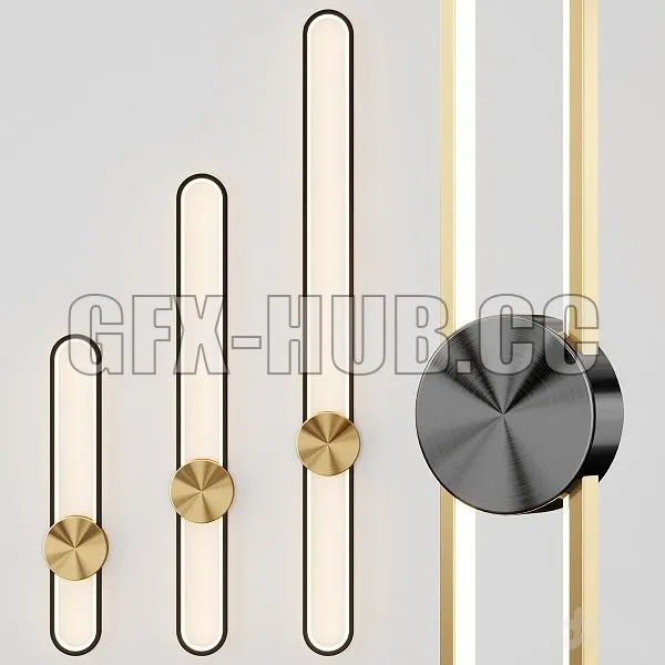 Wall Lamp HEIDY L Lampatron 3D Model Wall Lamp HEIDY L Lampatron 3D Model