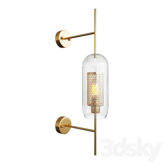 Wall lamp Heragon LOFT2567-WD 3D Model Wall lamp Heragon LOFT2567-WD 3D Model