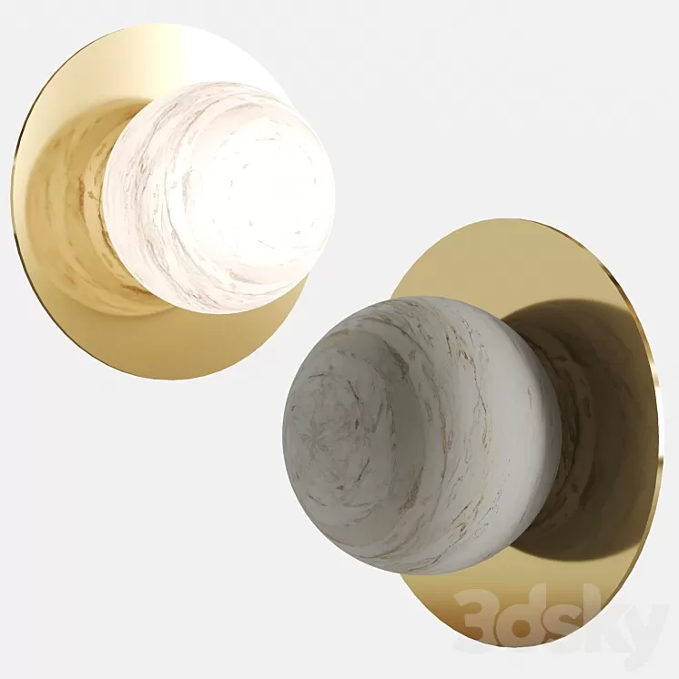 Wall lamp IMOGEN Wall 3D Model Wall lamp IMOGEN Wall 3D Model