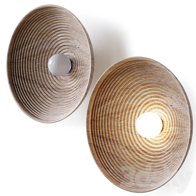 Wall lamp Japan 3D Model Wall lamp Japan 3D Model