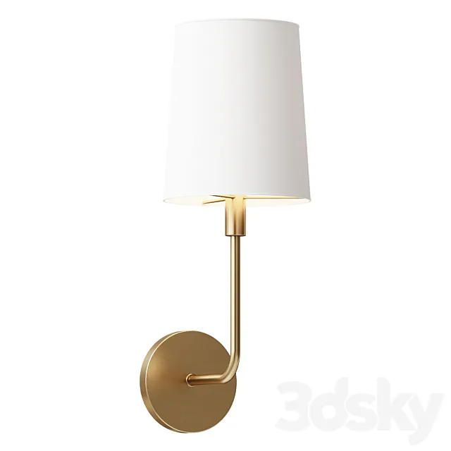 Wall lamp Jaxson Wall Sconce 3D Model Wall lamp Jaxson Wall Sconce 3D Model