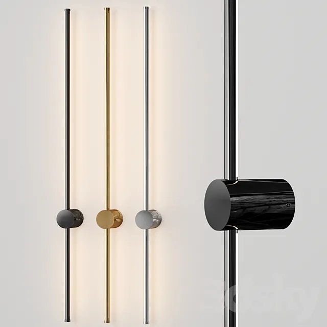 Wall lamp KEMMA GLOSS Lampatron 3D Model Wall lamp KEMMA GLOSS Lampatron 3D Model