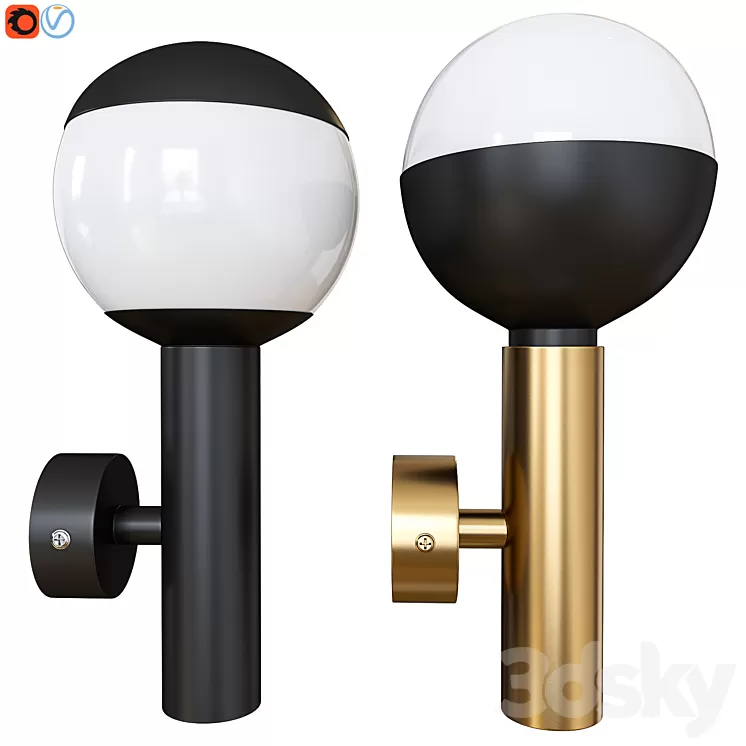 Wall lamp Less Aromas 3D Model