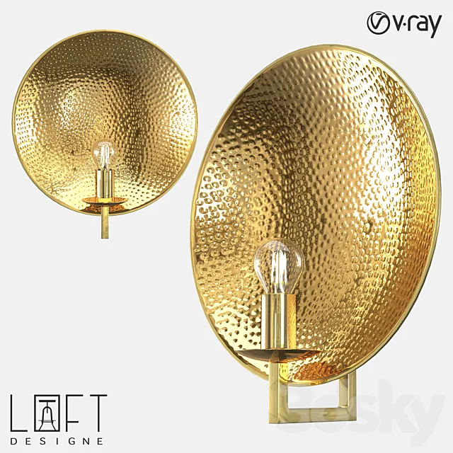 Wall lamp LoftDesigne 10401 model 3DModel Wall lamp LoftDesigne 10401 model 3DModel